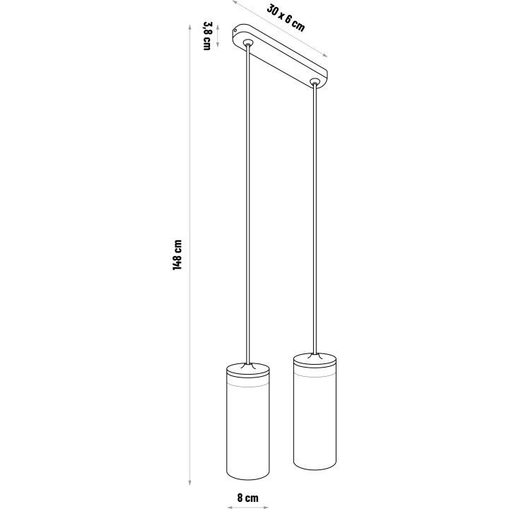 Lampa wisząca BARREL-2