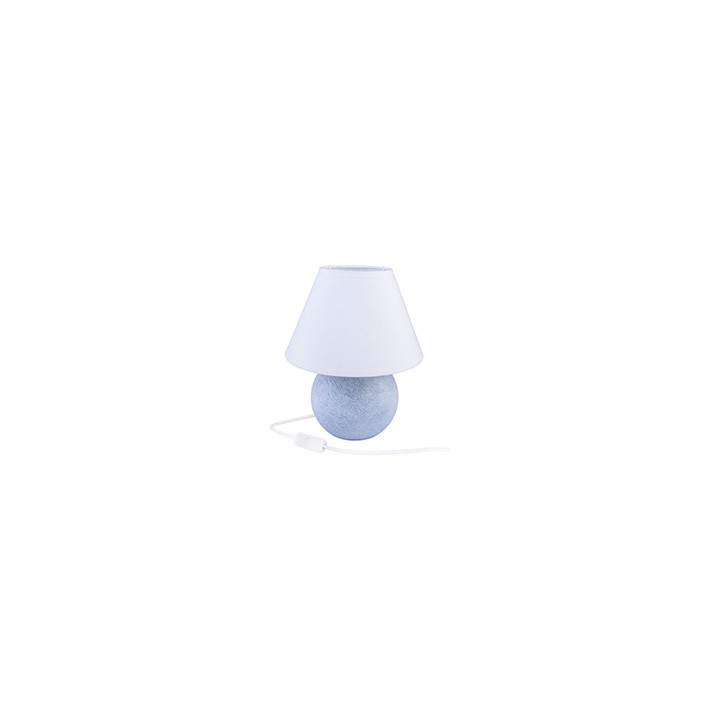 Lampa stołowa Kula szary marmur
