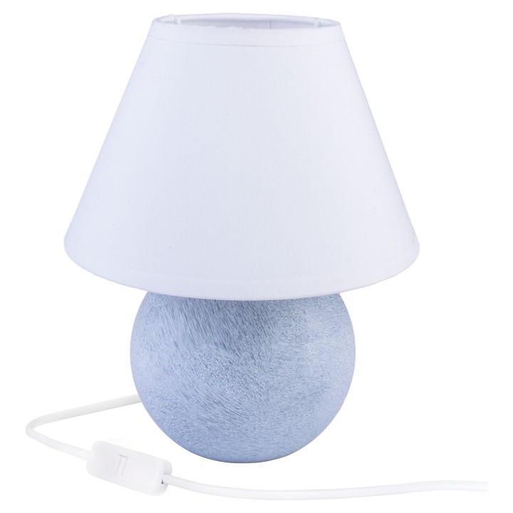 Lampa stołowa Kula szary marmur