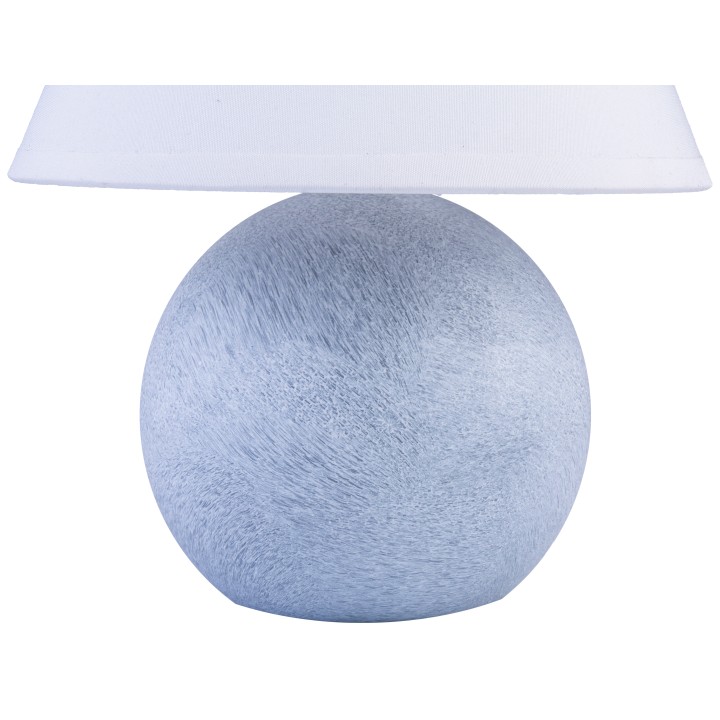 Lampa stołowa Kula szary marmur