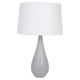 Lampa stołowa komodowa VASE - szara