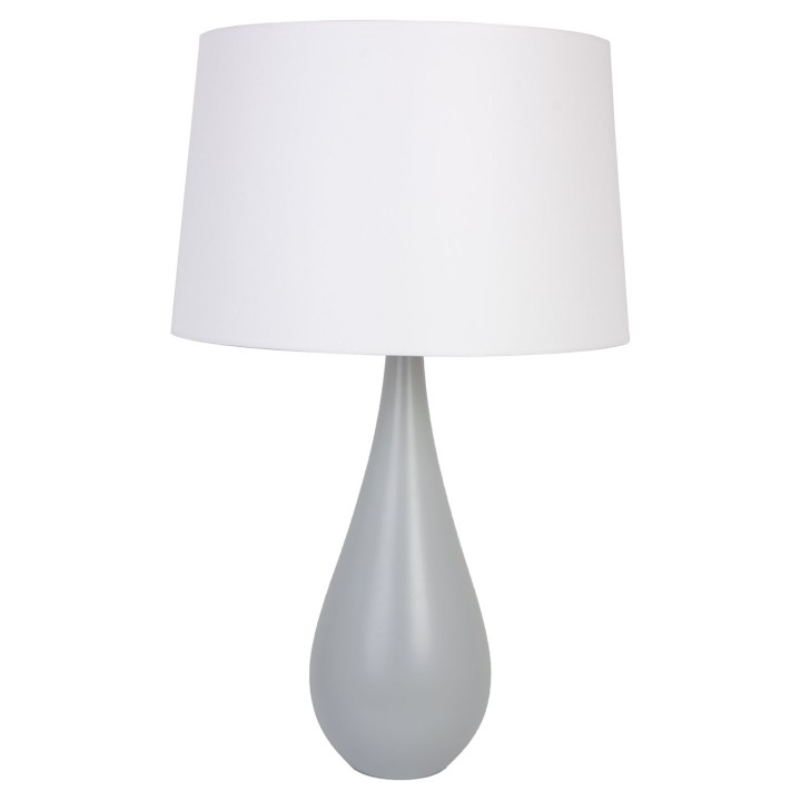 Lampa stołowa komodowa VASE - szara