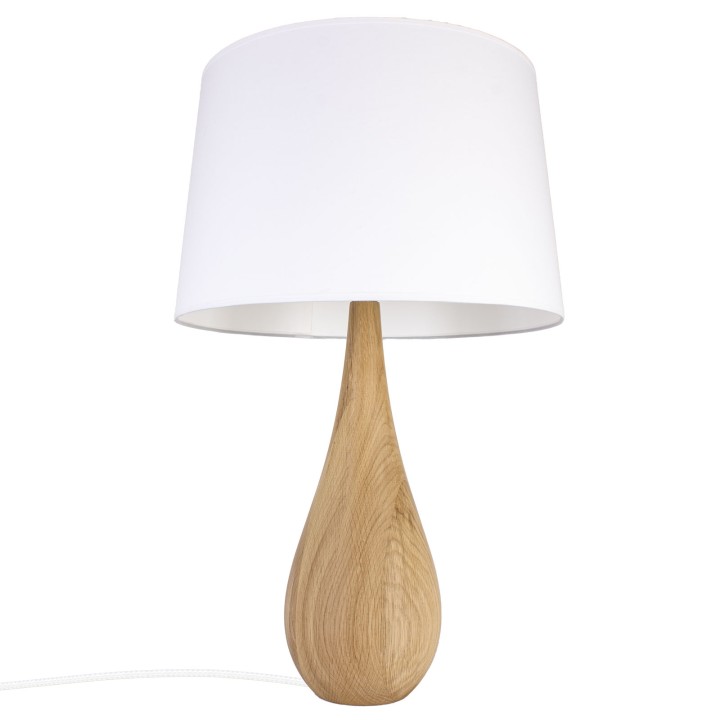 Lampa stołowa komodowa VASE - dąb