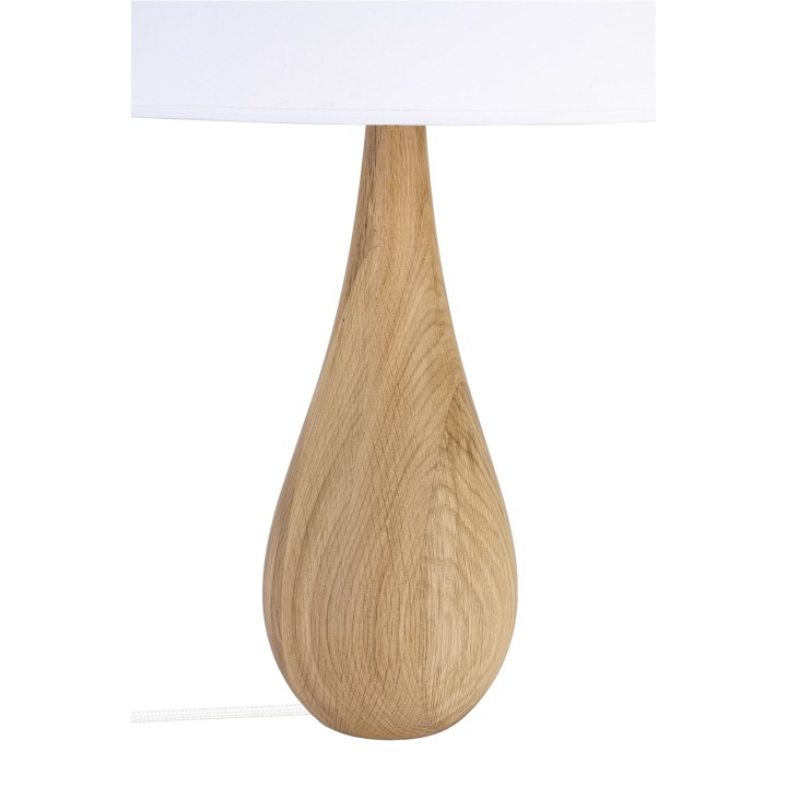 Lampa stołowa komodowa VASE - dąb